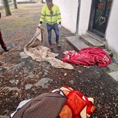 Loano, sgombero e controlli vicino alla Chiesa delle Rolandette (FOTO)