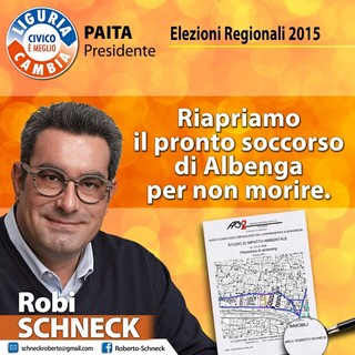 "Riapriamo il pronto soccorso di Albenga per non morire": Schneck in difesa del nosocomio ingauno