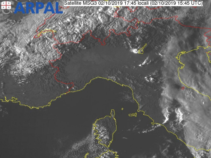 Arpal, il riassunto meteo della giornata: temperature nuovamente in rialzo