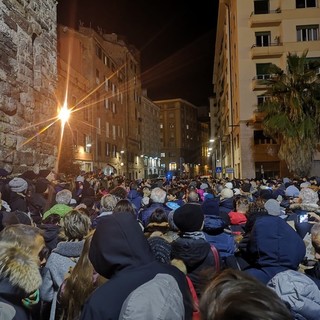 La manifestazione delle Sardine lo scorso novembre a Savona