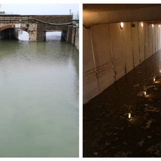 Pietra, sottopassi allagati: è un'impresa accedere alle spiagge di ponente (FOTO)