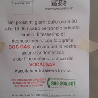 Ad Alassio vendita di rilevatori del gas: non è una truffa, ma attenzione