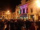 Il flash mob delle Sardine in piazza Sisto il 23 gennaio 2020