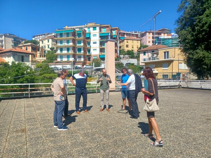 Il sopralluogo della Provincia con il Comune di Varazze all'ex Boselli-Alberti