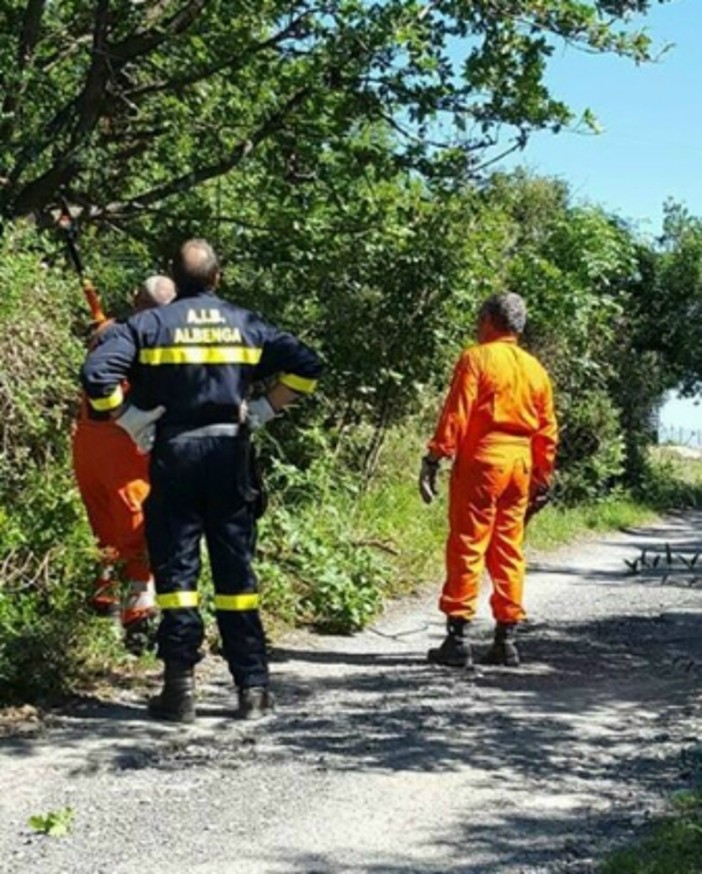 Nel weekend esercitazione della squadra antincendio di Albenga Nel weekend esercitazione della squadra antincendio di Albenga