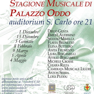 Stagione Musicale di Albenga: Mozart per il secondo appuntamento all'Auditorium San Carlo