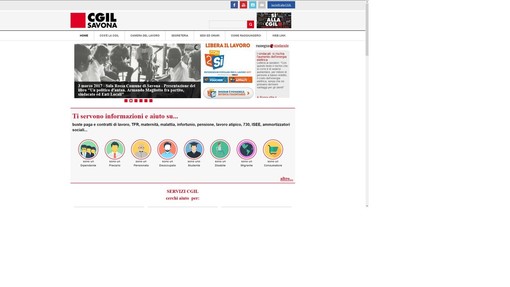 E' online il nuovo sito della Camera del Lavoro di Savona
