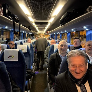 Savona, parte il "bus dei sindaci" per Roma per seguire la discussione del dossier di candidatura a Capitale italiana della Cultura 2027 Savona, parte il "bus dei sindaci" per Roma per seguire la discussione del dossier di candidatura a Capitale italiana della Cultura 2027