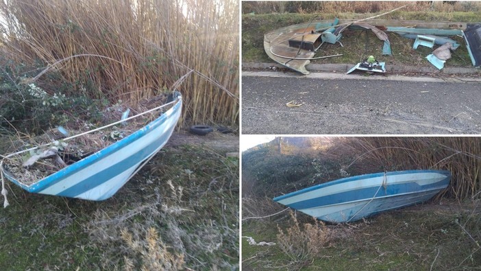 Albenga, il gruppo Cuore Ingauno: “Felici che sia stato rimosso lo scafo di una barca abbandonato da tanti anni sul Centa”