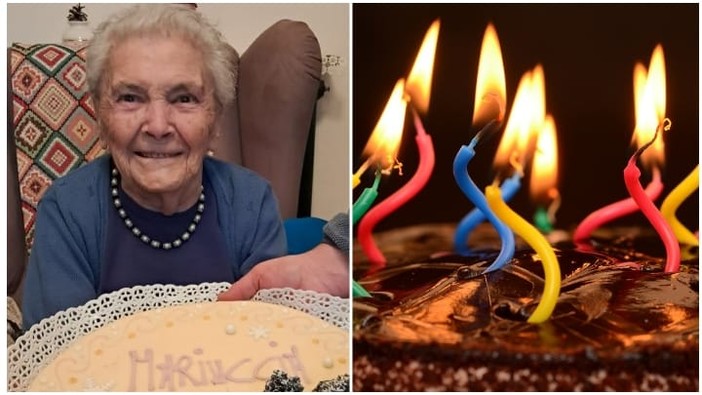 Piana Crixia, Maria Santi spegne 102 candeline Piana Crixia, Maria Santi spegne 102 candeline