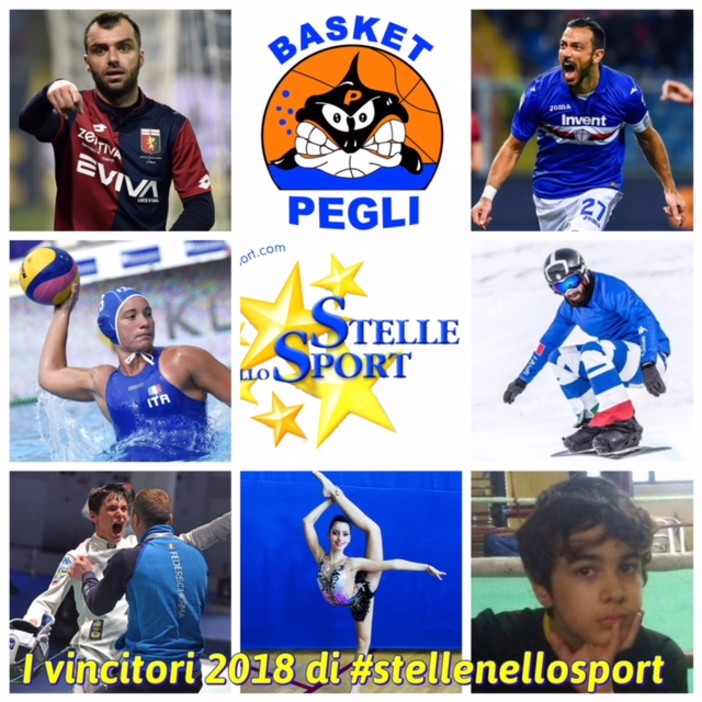 Proclamate le Stelle nello Sport 2018: sono Quagliarella, Pandev, Sommariva, Bianconi, Armaleo, Parisi, Fasan e il Basket Pegli Proclamate le Stelle nello Sport 2018: sono Quagliarella, Pandev, Sommariva, Bianconi, Armaleo, Parisi, Fasan e il Basket Pegli