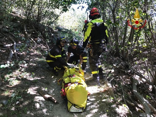 Biker ferito tra Calice e Rialto, trasportato in codice giallo al San Paolo