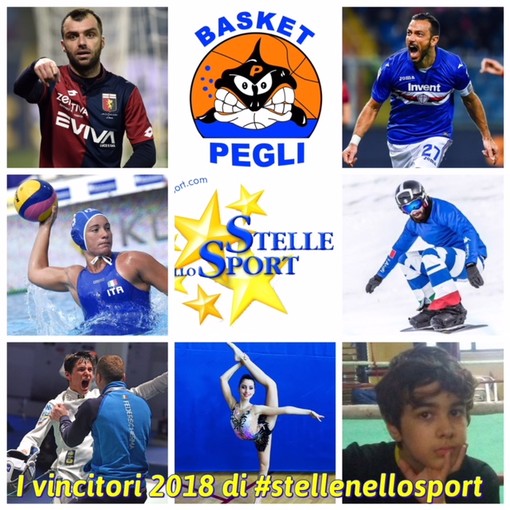 Proclamate le Stelle nello Sport 2018: sono Quagliarella, Pandev, Sommariva, Bianconi, Armaleo, Parisi, Fasan e il Basket Pegli
