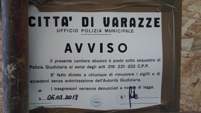 Varazze, sequestrato l'ex hotel Renato di via Carli (FOTO)