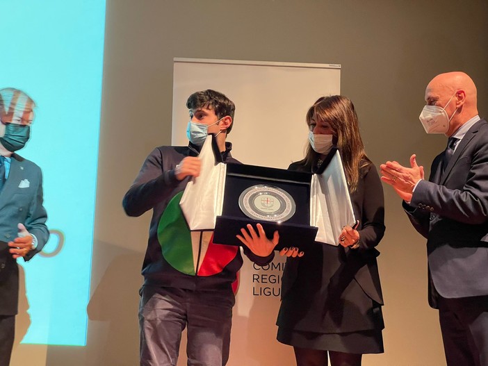 A Francesco Bocciardo e Viviana Bottaro il premio 'Sportivo Ligure dell'Anno' A Francesco Bocciardo e Viviana Bottaro il premio 'Sportivo Ligure dell'Anno'