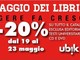 Alla Ubik di Savona "Festa del libro" dal 19 al 23 maggio e sconto del 20% su tutti i libri e tanti incontri con gli autori