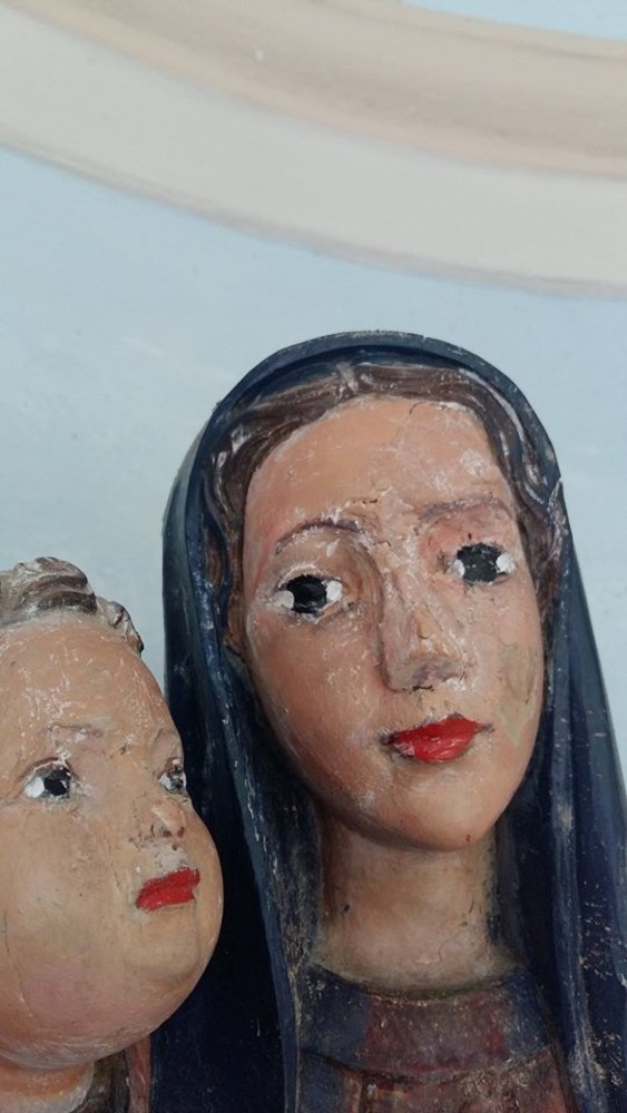 Raid vandalico al Santuario del Deserto: colpita la cappella della Salve Regina e la statua della Vergine Ss (FOTO)