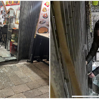 Spaccata in una pizzeria di Varazze, il malintenzionato immortalato dalle telecamere
