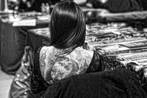 Opere d'arte uniche su corpi alla seconda giornata della 'Sanremo Tattoo Convention' (foto)