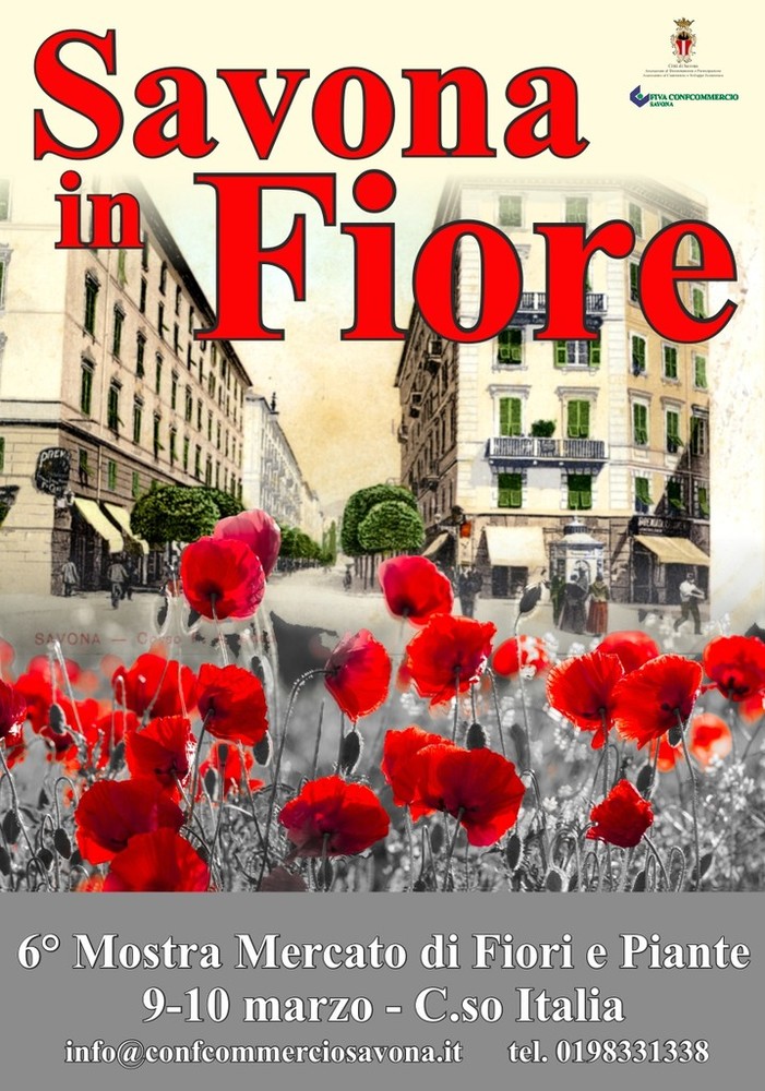 Il centro storico di Savona si anima con i colori e i profumi di &quot;Savona in fiore&quot;, mostra di florovivaismo e non solo