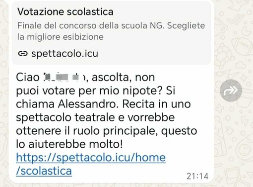 "Vota mio nipote": la nuova truffa via WhatsApp che ruba dati personali