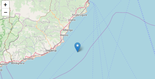 Scossa di terremoto al largo di Andora