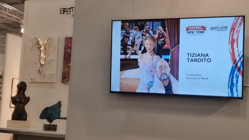 L'artista valbormidese Tiziana Tardito all'Art Expo di New York L'artista valbormidese Tiziana Tardito all'Art Expo di New York