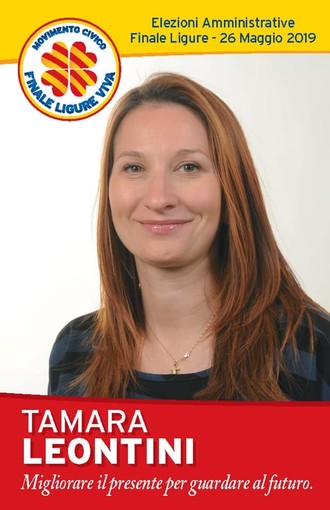 Tamara Leontini, un'altra donna nella lista di "Finale Ligure Viva"