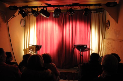 Savona, i "Racconti improvvisati" di Timoteo Teatro Savona, i "Racconti improvvisati" di Timoteo Teatro