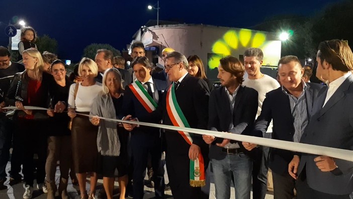 Varazze, prende vita la riqualificata Piazza Dante (FOTO e VIDEO)