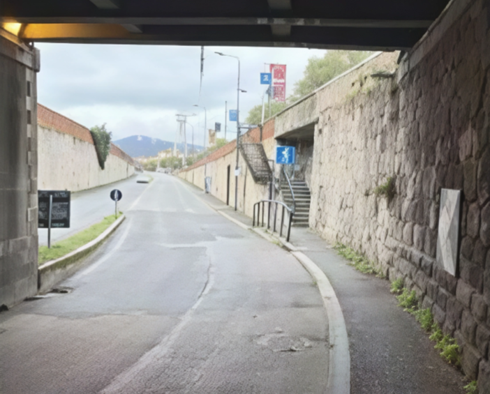 Savona, sottopasso di via Cilea: approvato il progetto per il rifacimento della rete delle acque bianche e il raddoppio del marciapiede