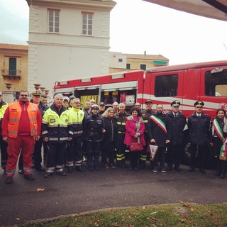 Toirano, inaugurata la nuova sede del distaccamento dei vigili del fuoco volontari (FOTO)