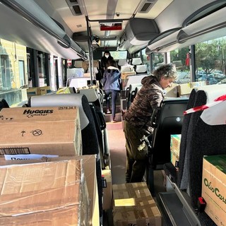 Tpl Linea, in partenza un bus carico di medicinali e generi di prima necessità per i civili ucraini