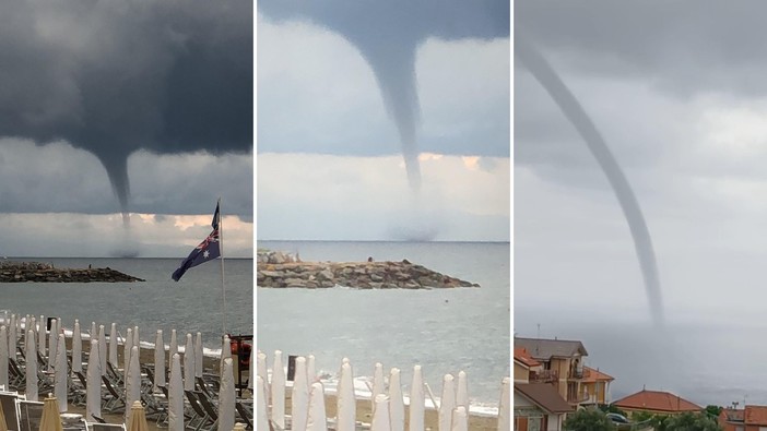 Tromba marina al largo di Varazze: le immagini del fenomeno nel mare varazzino (FOTO E VIDEO) Tromba marina al largo di Varazze: le immagini del fenomeno nel mare varazzino (FOTO E VIDEO)