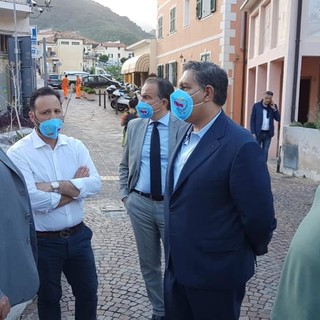 Toirano, visita del presidente Toti: si è parlato anche dell'ex istituto medico pedagogico (FOTO)