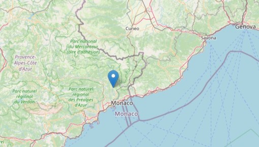 Scossa di magnitudo 3,6 in provincia di Imperia: avvertita anche in Piemonte