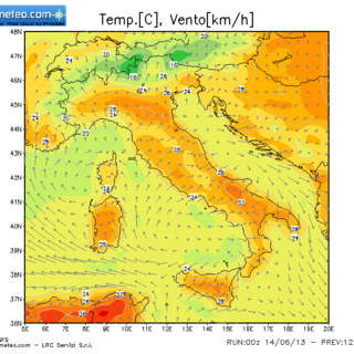 Il quadro sinottico del tempo
