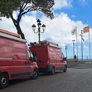 Fulmine colpisce sul lungomare, a Celle linea telefonica in tilt