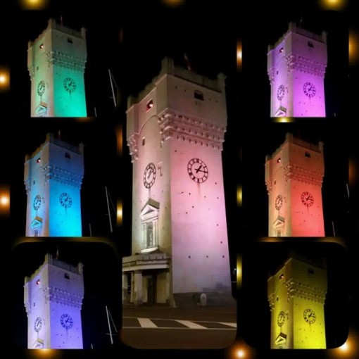 La Torretta di Savona si illumina per il Santo Natale