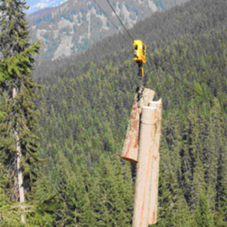 A Sassello un cantiere dimostrativo di esbosco con teleferica