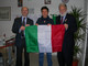 150° Unità d'Italia, una bandiera tricolore donata agli alunni di Spotorno e Noli