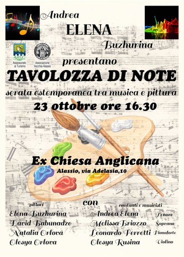 Alassio: in scena lo spettacolo "Tavolozza di Note"