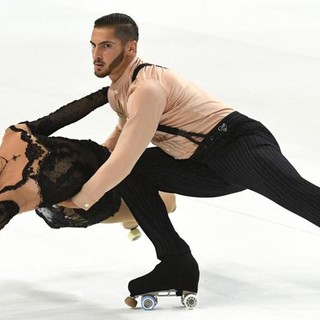 I campioni del mondo Rebecca Tarlazzi e Luca Lucaroni al Galà di Pattinaggio artistico di Andora
