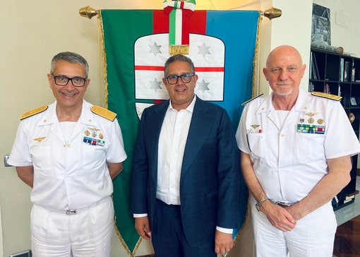 Toți incontra gli ammiragli Piero Pellizzari e Sergio Liardo Toți incontra gli ammiragli Piero Pellizzari e Sergio Liardo