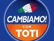 Toti presenta il simbolo di "Cambiamo", il suo nuovo soggetto politico di centrodestra