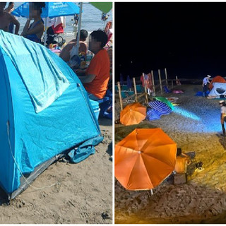 Bivacchi e tende in spiaggia, ad Alassio le sanzioni in tutta l'estate salgono a quota 38