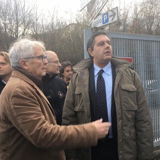 Impianti sportivi danneggiati dal maltempo: il presidente Toti e il capo della Protezione Civile Curcio in visita a Cengio (VIDEO)