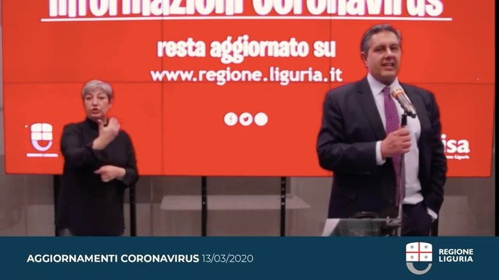 Emergenza Coronavirus, Toti: "I numeri sono in crescita, ma la sanità regionale è organizzata e preparata"
