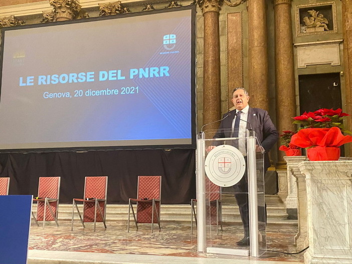 Restart Liguria-le risorse del Pnrr, Toti e Bucci: “Sfida che le istituzioni vogliono vincere insieme per cambiare il volto della Liguria”