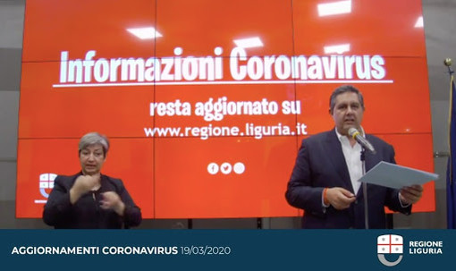 Coronavirus, presidente Toti: "Numeri dicono che la situazione è complessa. Da domani nuovi posti in terapia intensiva" Coronavirus, presidente Toti: "Numeri dicono che la situazione è complessa. Da domani nuovi posti in terapia intensiva"